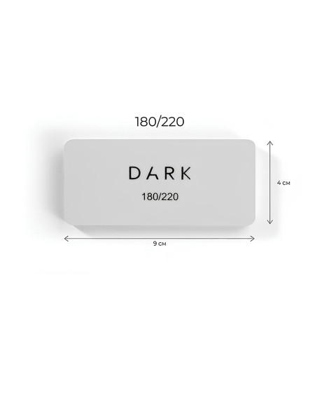 DARK Buffer do paznokci - prostokątny (180/220 grit)