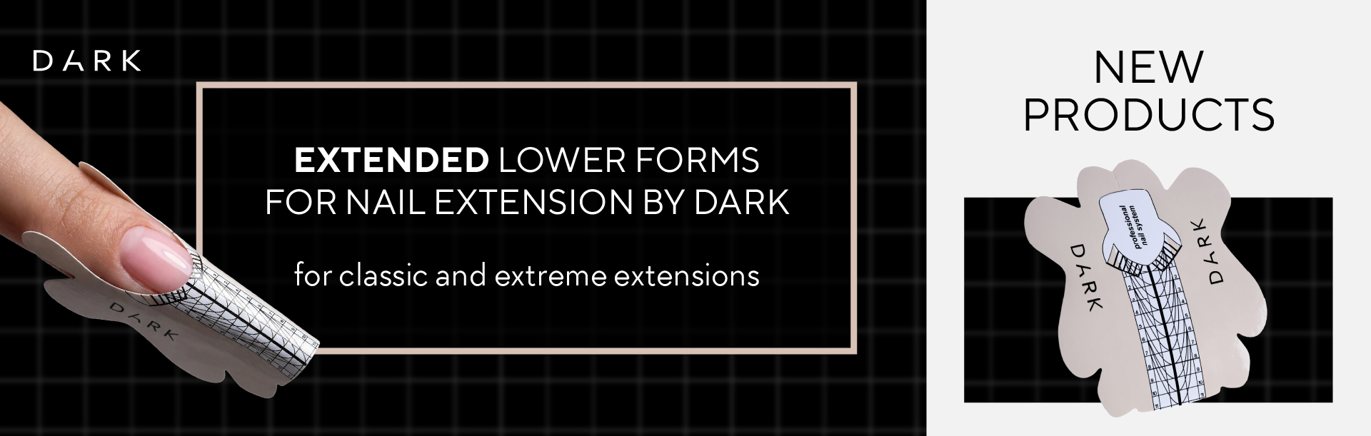 DARK Forms for nail extensions